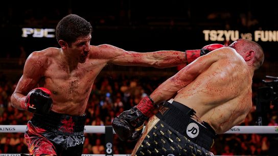 Sebastian Fundora, Tim Tszyu both overcome adversity, but Fundora comes back to win unified title via split decision taken T-Mobile Arena (Boxing)