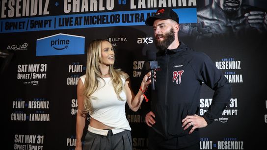 Caleb Plant faces Armando Resendiz on Saturday in Las Vegas in the main event.