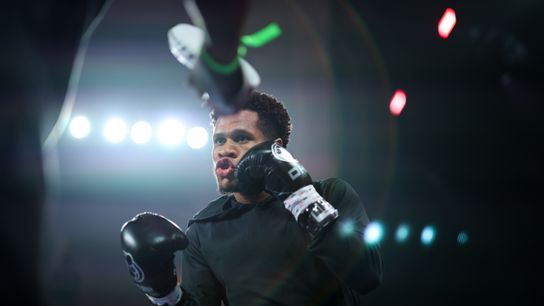 Devin Haney is fighting Jose Ramirez Friday but has Ryan Garcia on his mind.