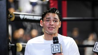 Ryan Garcia produces positive tests for Ostarine, but vehemently denies taking any performance enhancing drug (Boxing). Photo by Cris Esqueda/Golden Boy Promotions