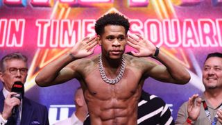 Zzzzzzz! Devin Haney and Jose Ramirez put on an all-time snoozer in iconic Times Square (boxing). Photo by Cris Esqueda/Golden Boy Promotions