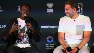 Richardson Hitchins out to prove he has the tools to join the elite at 140 pounds taken Las Vegas (Boxing). Photo by Ed Mulholland/Matchroom