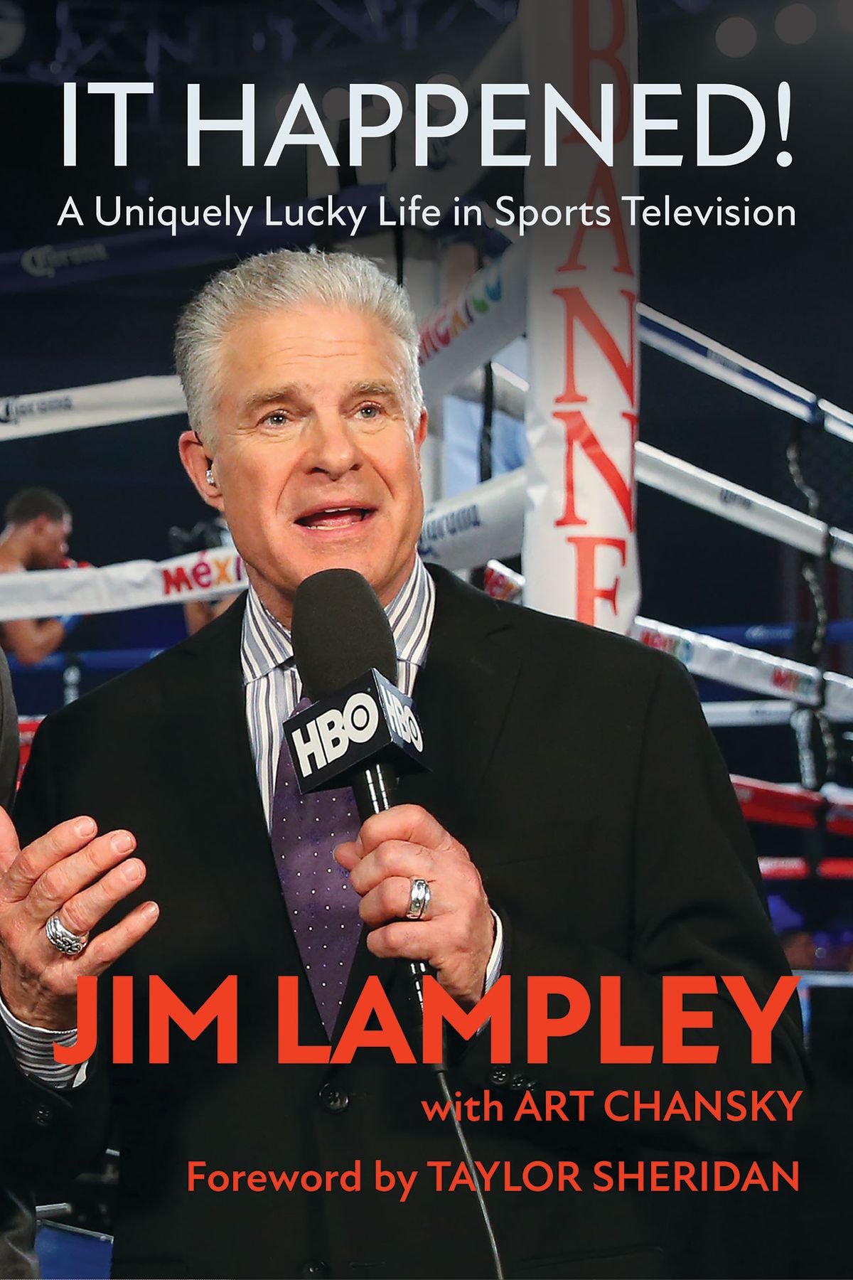 Jim Lampley's book will be published on April 15, but is available for preorder now. Jim Lampley's book will be published on April 15, but is available for preorder now.