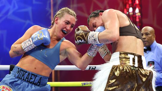 Mikaela Mayer can go paint the town red after stirring rematch victory over Sandy Ryan (boxing)