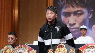 The weight of the world is on Naoya Inoue's slender shoulders, but he performs brilliantly in the face of it (Boxing). Photo by Naoki Fukuda/Top Rank