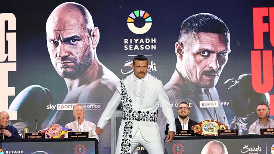 Oleksandr Usyk is gunning for an undisputed heavyweight title Saturday after winning both an Olympic gold medal and the undisputed cruiserweight championship.