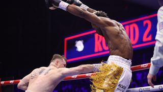 Canelo Alvarez sleepwalks past William Scull and straight into Terence Crawford's crosshairs (boxing). Photo by Leigh Dawney/Queensberry Promotions