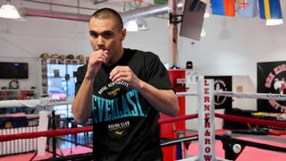 Kevin Iole and Breadman Edwards break down Tszyu-Fundora, discuss Canelo Alvarez and much more! Watch!!! taken Las Vegas (Boxing). Photo by Sean Michael Ham/TGB Promotions