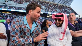 As the Boxing World Turns: Fans relish soap opera as Turki Alalshikh, Canelo Alvarez, Terence Crawford and Eddie Hearn lock horns (Turki Alalshikh). Photo by Mark Robinson/Matchroom Boxing