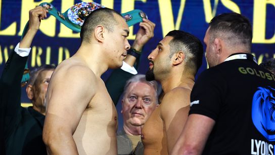 Zhilei Zhang needs to deliver the big bang a few more times to go from a to the in the heavyweight division (boxing)