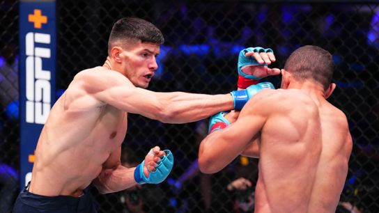 Model Islam Dulatov may not be able to whip his brothers, but he's tough enough to earn a UFC contract taken UFC Apex (UFC)