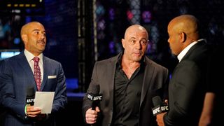 Broadcaster Jon Anik is fed up with hateful UFC fans' bashing him for his score in Strickland-Du Plessis fight (mma). Photo by Jason Vinlove/USA Today Sports