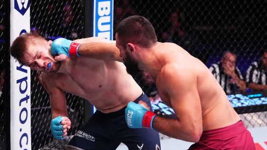 Daniel Frunza finished Vadym Kutsyi in the second round Tuesday.