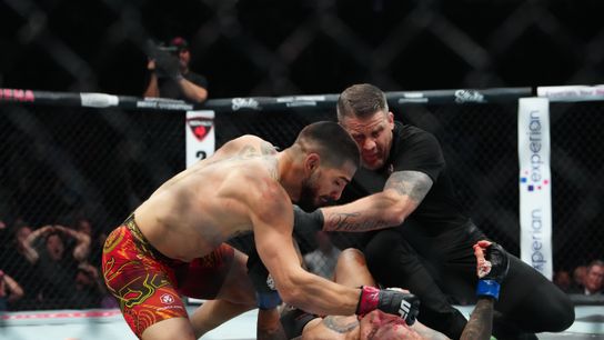 UFC 317: Ilia Topuria and Alexandre Pantoja are new era fighters with an old-school mentality. Photo by Stephen R. Sylvanie/Imagn Images