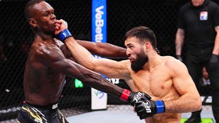 Israel Adesanya gets stopped in second by Nassourdine Imavov, says he has plenty to think about (keviniole.com). Photo by Chris Unger/Zuffa