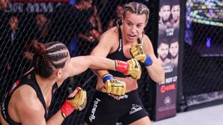 PFL playoffs: Deep women's flyweight division could provide fireworks in opening round as underdog Jena Bishop looks to prove a point (mma). Photo by Courtesy Professional Fighters League