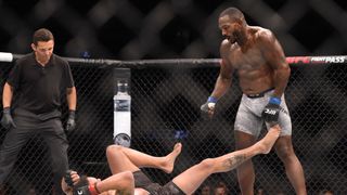 Experts don't dismiss Khalil Rountree's chance at an upset, but he has to start fast and set Alex Pereira up for a counter right hook (UFC). Photo by John David Mercer/Imagn Images