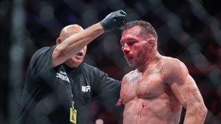 One way or another, Michael Chandler deserves a positive resolution to the Conor McGregor waiting game (UFC). Photo by Jessica Alcheh/USA Today Sports