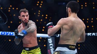 Life changed for Money Moicano when he learned saying yes and owning the mic rule the day (UFC). Photo by Gary A. Vasquez/Imagn Images