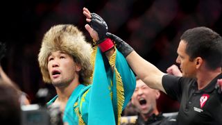 UFC 310: The path to greatness for Shavkat Rakhmonov goes directly through Ian Machado Garry (UFC). Photo by Stephen R. Sylvanie/Imagn Images