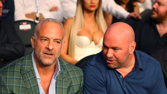 Former UFC owner Lorenzo Fertitta (L) and UFC CEO Dana White both say 'The Ultimate Fighter' saved the UFC.