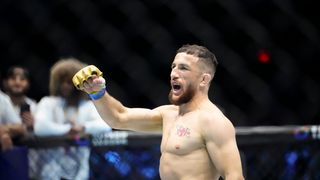 UFC 311: Merab Dvalishvili eager to make Umar Nurmagomedov pay for disrespectful stance (UFC). Photo by Stephen R. Sylvanie/Imagn Images