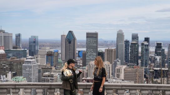 Valentina Shevchenko (L) has been annoyed by Manon Fiorot's pre-fight talk.