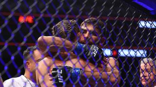 Brian Ortega shows tremendous amount of heart, rallies to submit Yair Rodriguez in one of his finest performances (UFC). Photo by Ed Mulholland/USA Today Sports file photo