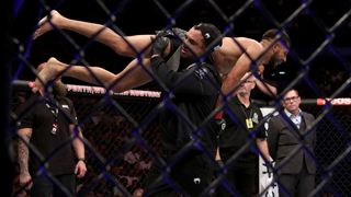 Yair Rodriguez has nothing but disdain for Ilia Topuria and can't wait to get his hands on the new UFC featherweight champ (Yair Rodriguez). Photo by Jasmin Frank/USA Today Sports