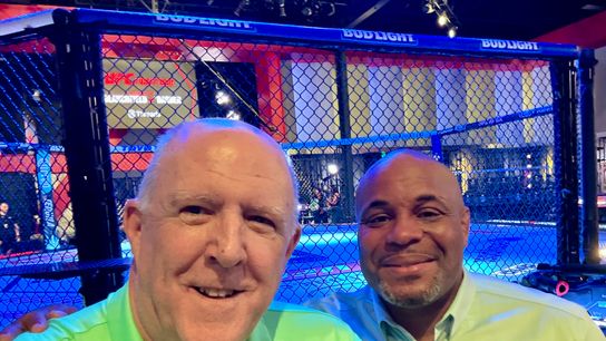 One of the nicest people you'll ever meet, UFC Hall of Famer Daniel Cormier, in Las Vegas in 2025.