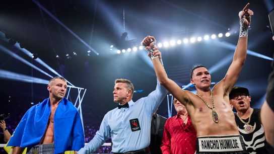 David Benavidez overcomes bevy of injuries, rolls past Oleksandr Gvozdyk to earn the pole position for a shot at Canelo Alvarez taken MGM Grand Garden (Boxing)
