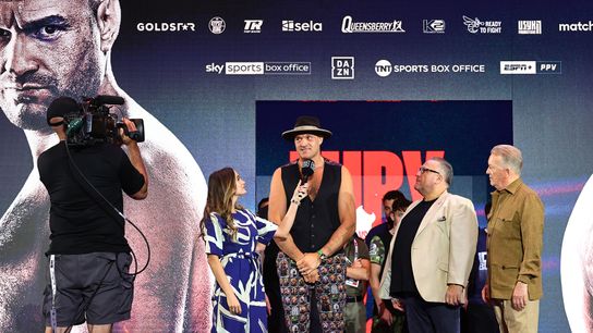 WBC heavyweight champion Tyson Fury is 34-0-1 and is a -135 favorite at BetMGM to defeat Oleksandr Usyk for the undisputed heavyweight title on Saturday in Riyadh, Saudi Arabia.